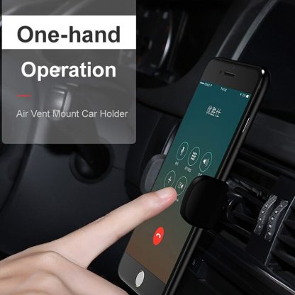 USAMS Car Phone Holder for iPhoneX 8 7 6 Adjustable Air Vent Mount Car Holder 360 Degree Rotation Support Mobile Car Phone Stand 5