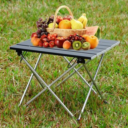 Outlife Portable Outdoor BBQ Camping Picnic Aluminum Alloy Folding Table Portable Lightweight Rain-Proof Mini Rectangle Table 4