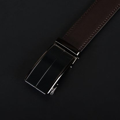 COWATHER New Arrival  cow genuine leather men's belt cowhide strap for male automatic buckle belts for men alloy buckle belts 4