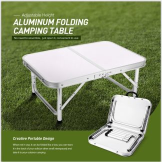 Aluminum Folding Camping Table Laptop Bed Desk Adjustable Outdoor Tables BBQ Portable Lightweight Simple Rain-proof  GG