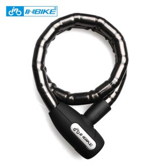 INBIKE Bicycle Lock Anti-theft Cable Lock 0.85m Waterproof Cycling Motorcycle Cycle MTB Bike Security Lock with Illuminated Key