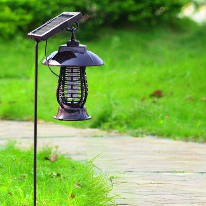 LAIDEYI Solar Powered LED Mosquito Killer Light Mosquito Repeller Lamp Insect Killing Hanging Lamp For Garden Yard Outdoor  2