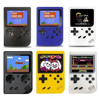Retro Portable Mini Handheld Game Console 8-Bit 3.0 Inch Color LCD Kids Color Game Player Built-in 400 Games 168 Games