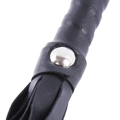 Faux Leather Pimp Whip Racing Riding Crop Party Flogger Queen Black Horse Riding Whip 2