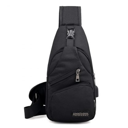 Male Shoulder Bags USB Charging Crossbody Bags Men Anti Theft Chest Bag School Summer Short Trip Messengers Bag 2019 New Arrival 3