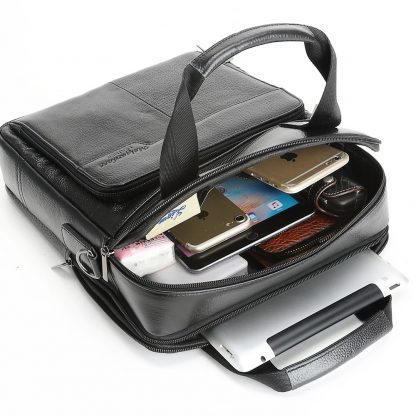 MEIGARDASS Genuine Leather Business Men Briefcase Men's Handbags Office Laptop Bag Male Casual Shoulder Computer Messenger Bags 5