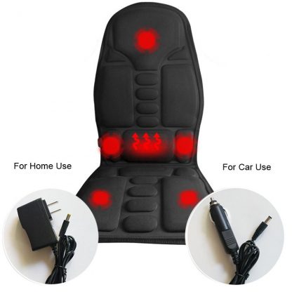 차량용 의자용Full-Body Back Neck Waist infrared Therapy Heated Massage Electric Vibrator Cushion Seat Car Home Office Massage Chair Pad  4
