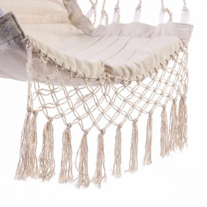 Nordic Style Hammock Outdoor Indoor Furniture Swing Hanging Chair for Children Adult Garden Dormitory Single Safety Chair 5