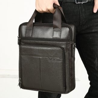 MEIGARDASS Genuine Leather Business Men Briefcase Men's Handbags Office Laptop Bag Male Casual Shoulder Computer Messenger Bags