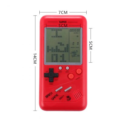 Best Gift Retro Classic Childhood Tetris Handheld Game Players LCD Electronic Games Toys Game Console Riddle Educational Toys 4