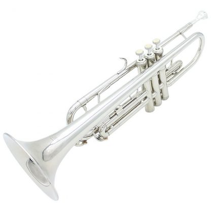 입문용 연습용SLADE Professional Trumpet Import Brass Silver Trumpet Digital Mechanical Welding Pipe Music Adopts Brass Musical Instruments 4