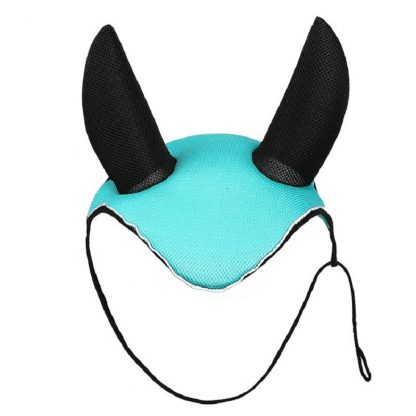 Horse riding breathable mesh horse earmuffs luminous equestrian competition horse equipment flying mask cap ear horse protection 5
