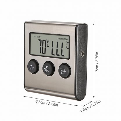 오븐온도계 MOSEKO Digital Oven Thermometer Kitchen Food Cooking Meat BBQ Probe Thermometer With Timer Water Milk Temperature Cooking Tools 5