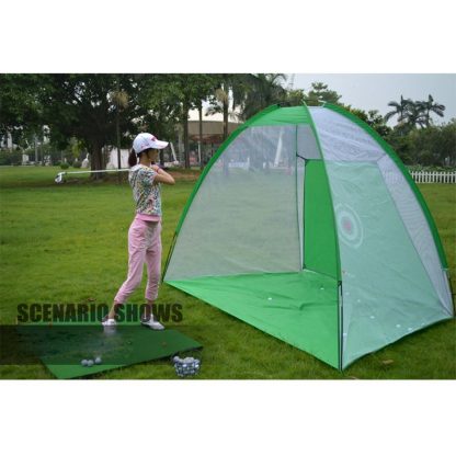 Foldable Outdoor Indoor Golf Net Cage Golf Hitting Net Pop Up Driving Chipping Practice Net Training Aid 4