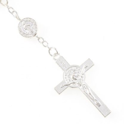 Catholic Religious Bead Cross Bracelets Rosary Centerpiece Sacred Heart of Mary Guadalupe Divine Mercy Jesus Saint Icons Jewelry 2