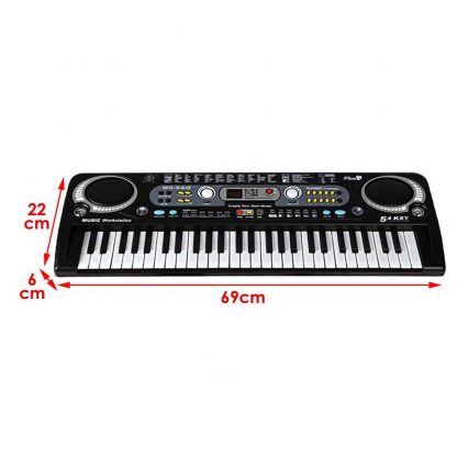 54 Keys Digital Electronic Electric Piano With Keyboard & Microphone Electric Led Adult Size EU Plug US Plug Toy For Kids Gifts 4