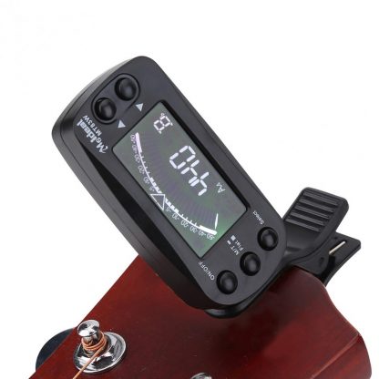 2 in 1 Guitar Tuner Metronome Portable Clip-on LCD Digital Tuner for Guitar Bass Violin Ukulele Training Guitar Accessories 5