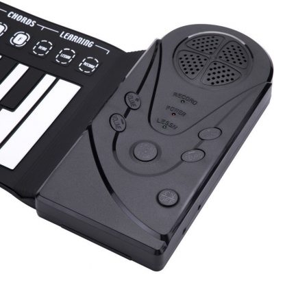49 Key Portable Flexible Digital Keyboard Piano 10 Rhythms Electronic Roll Up Piano Children Toys Built-in Speaker 5