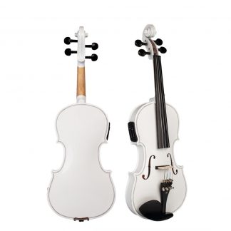 Acoustic Electric Violin Fiddle 4/4 Full Size Violin Solid Wood Body Ebony Accessories High Quality Electric Violin New