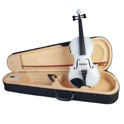 Acoustic Electric Violin Fiddle 4/4 Full Size Violin Solid Wood Body Ebony Accessories High Quality Electric Violin New 5