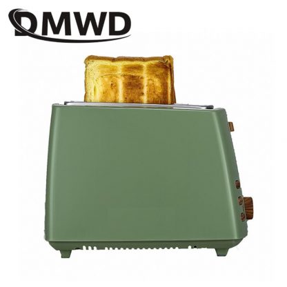 DWMD Stainless steel Electric Toaster Household Automatic Bread Baking Maker Breakfast Machine Toast Sandwich Grill Oven 2 Slice 5