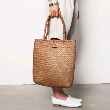 Fashion Womens Summer Straw Large Tote Bag Crossbody Beach Shoulder Bag Handbag