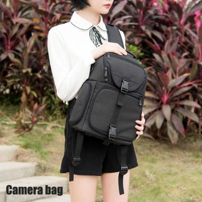 방수 DSLR 보관 및 이동용 백팩Camera Bag Backpack Waterproof Camera Video Storage Shoulder Crossbody Bag Carrying Backpack Case for DSLR Camera 3