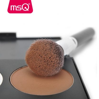 뷰티 메이크업 브러시세트 MSQ 2/15pcs Makeup Brushes Set Powder Foundation Eyeshadow Make Up Brushes Cosmetics Soft Synthetic Hair With PU Leather Case 4