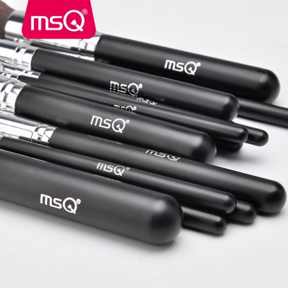 뷰티 메이크업 브러시세트 MSQ 2/15pcs Makeup Brushes Set Powder Foundation Eyeshadow Make Up Brushes Cosmetics Soft Synthetic Hair With PU Leather Case 3