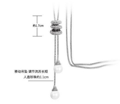 New sector Original Crystals from Austrian Choker clothes tassel Necklaces 925 Jewelry For Women Christmas Party  2