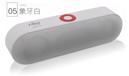 휴대용심플 블루투스 스피커New NBY-18 Mini Bluetooth Speaker Portable Wireless Speaker Sound System 3D Stereo Music Surround Support Bluetooth,TF AUX USB 3