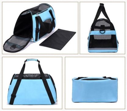 반려동물 강아지 고양이 펫 가방 숄더 크로스 PUPISHE Pet Backpack Messenger Carrier Bags Cat Dog Carrier Outgoing Travel Packets Breathable Pet Handbag Yorkie Chihuahua 2