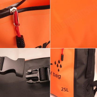 25L 방수 크로스 백팩 -물놀이 귀중품 보관 Outdoor Waterproof Swimming Bag Backpack Bucket Dry Sack Storage Bag Rafting Sports Kayaking Canoeing Travel Waterproof Bag 3