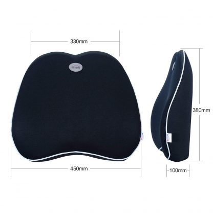 자동차 등쿠션 Orthopedic Lumbar Support Pillow Back Cushion Memory Foam Back Pain Relief Ergonomic Lumbar Pillow for Car Seat Home OfficeChair 1