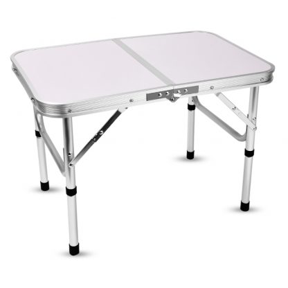 접이식 캠핑 낚시 용품 야외테이블Strong Foldable Table Aluminum Outdoor Camping Table Waterproof Laptop Desk Adjustable Table BBQ Portable Lightweight Box 2