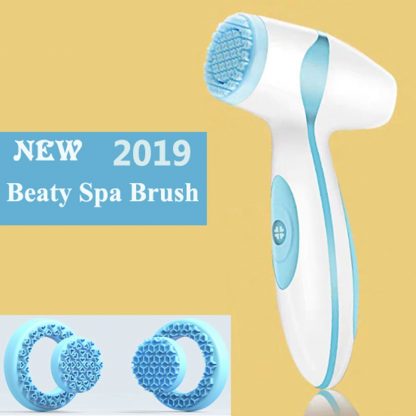 Electric Facial Cleansing Spin Brush Sonic Pore Cleaner Complete Galvanic Spa System Skin Care Massager Machine Nuskin Face lift