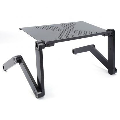 접이식 노트북 받침대Portable foldable adjustable folding table for Laptop Desk Computer mesa para notebook Stand Tray For Sofa Bed Black 4