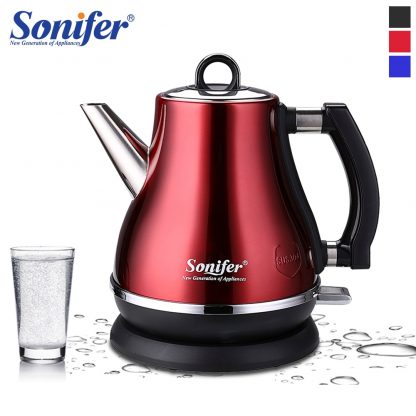1.2L Colorful 304 Stainless Steel Electric Kettle Cordless 1500W Household Kitchen Quick Heating Electric Boiling Teapot Sonifer