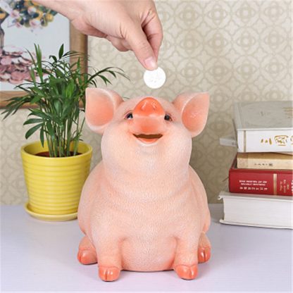 Piggy bank pig money boxes decoration home living room bedroom shatterproof coin box craft children gift piggy bank 1