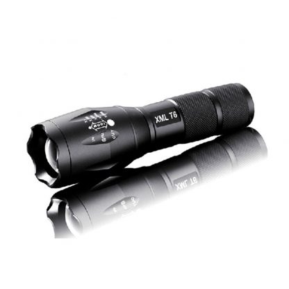 Portable LED Flashlight LED Torch Zoomable Flashlight 8000LM E17 CREE XM-L T6 5 Mode Light For 18650 or 3xAAA NO Battery 1