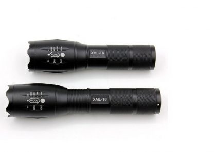 Portable LED Flashlight LED Torch Zoomable Flashlight 8000LM E17 CREE XM-L T6 5 Mode Light For 18650 or 3xAAA NO Battery 3