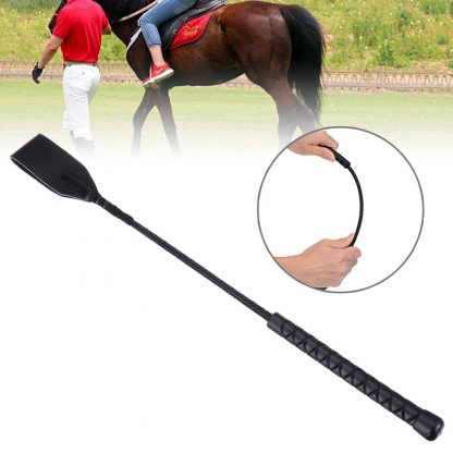 Faux Leather Horsewhips Equestrian Horseback Riding Whips Training Supplies 45CM Portable Lightweight Cosplay Toys 5